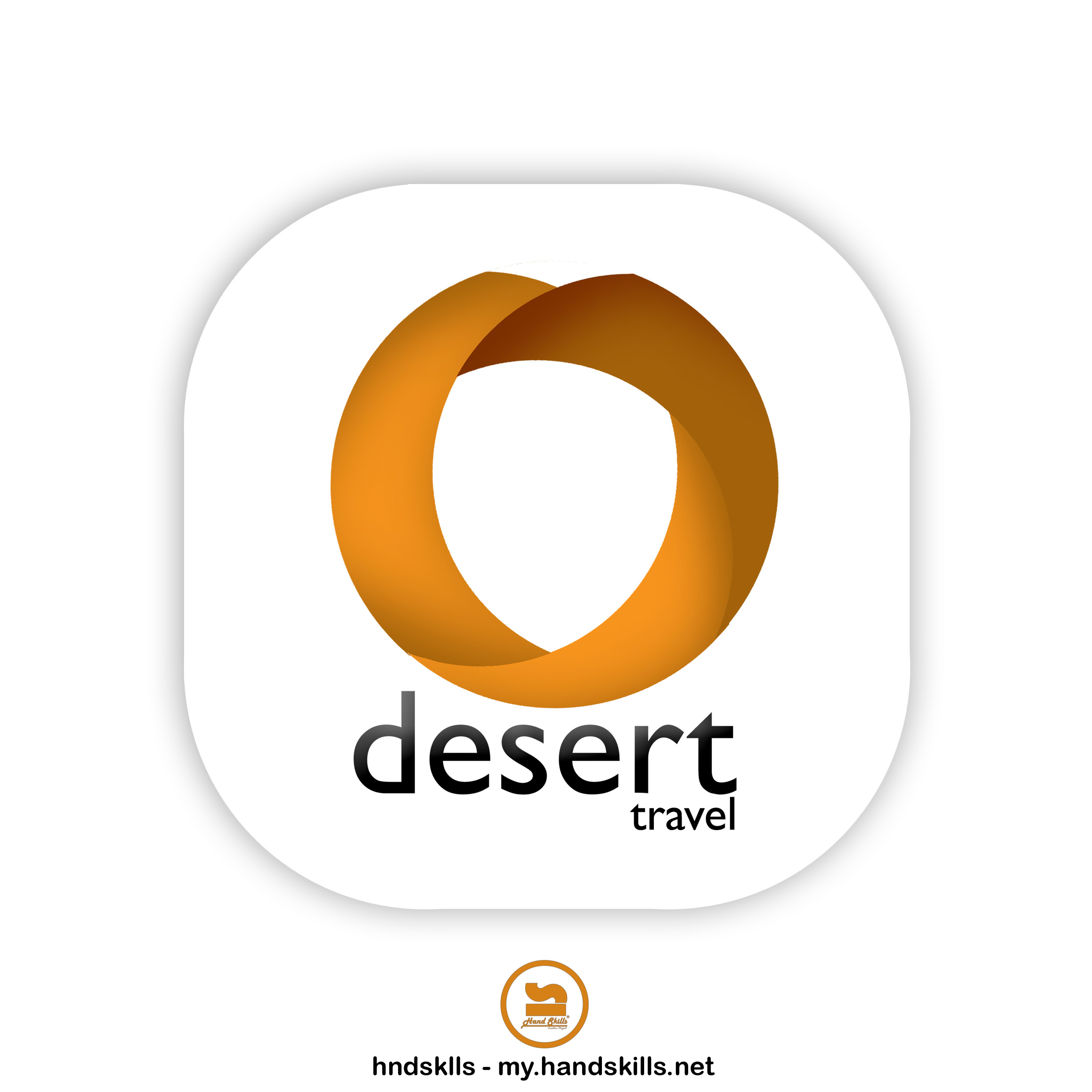 Desert Travel Logo Design by HandSkills Leading Design Future